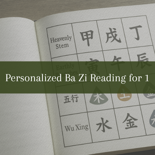 Personalized Ba Zi Reading for 1
