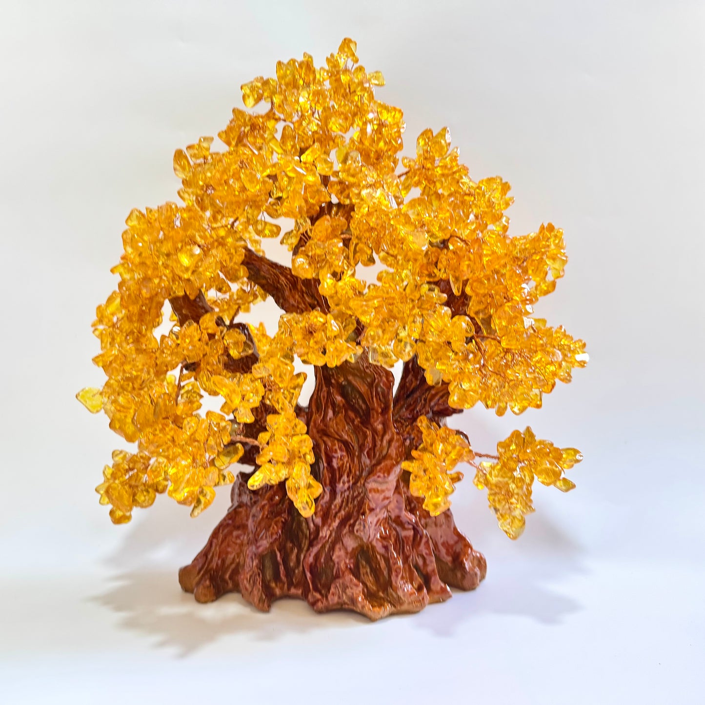 The Golden Harvest Tree of Fortune (Golden Quartz Crystal Tree | 45cm)
