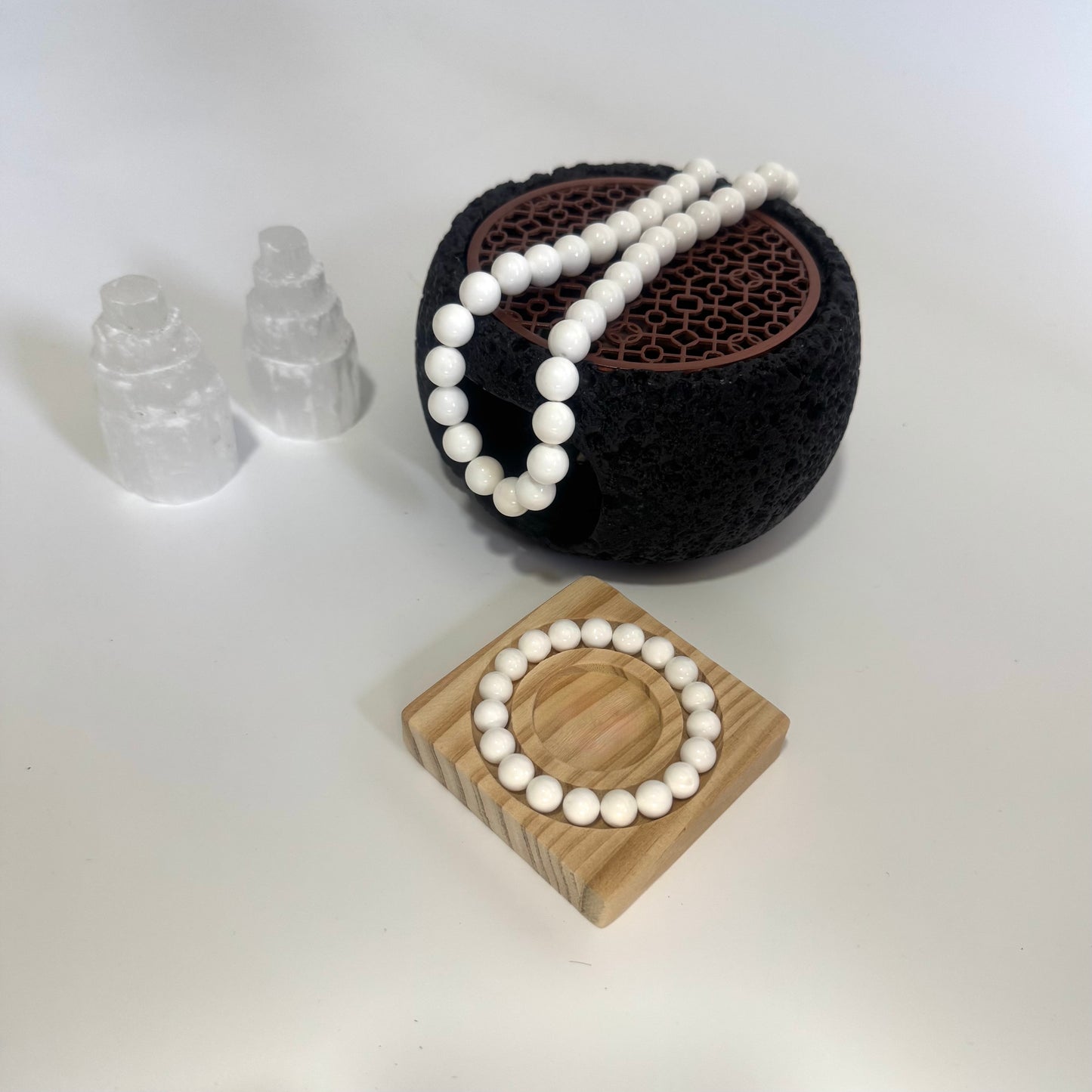 White Tridacna | Pure Lotus Beads