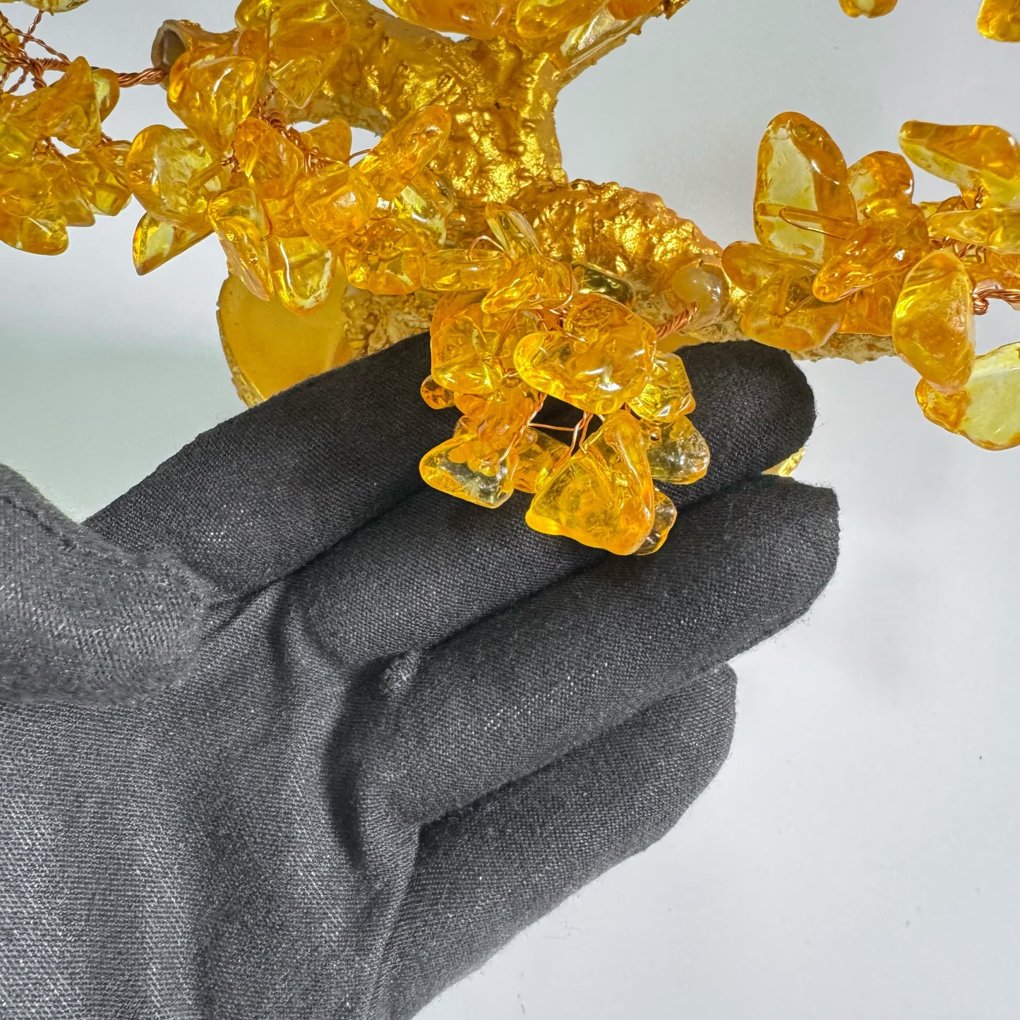 The Golden Harvest Tree of Fortune (Golden Quartz Crystal Tree | 45cm)