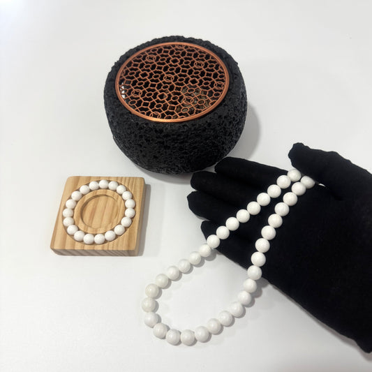 White Tridacna | Pure Lotus Beads